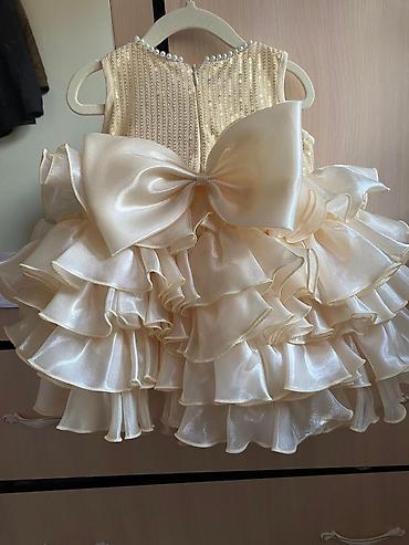 Платья: Детское платье, цвет - Бежевый — 8