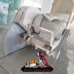 Beton işləri: #Betonkesme #betondeşmə Beton kubik kərpic - dən kəsim deşim — 7