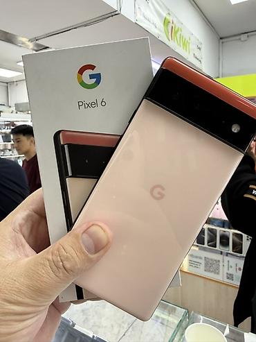 Смартфон Google Pixel 6 - Цвет: розово‑персиковый с черной камерной