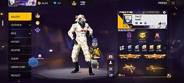 ideal hediyye kartlari: **Free Fire hesabı** Şəkillərdə görünən Free Fire hesabında aşağıdakı — 1