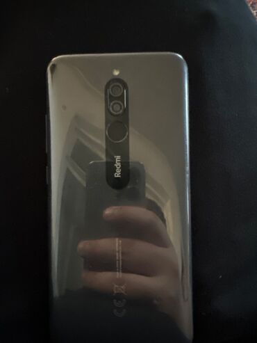 işlənmiş telefonlar redmi: Xiaomi Redmi 8, 32 GB, rəng - Boz, 
 Barmaq izi, Face ID