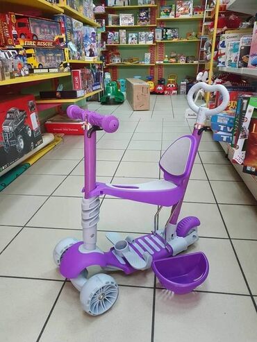 Igračke: Trotineti 5u1 snizenje 4500din, sediste, rucica, naslon se skidaju — 2