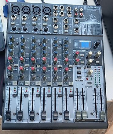 black shark 5: Аналоговый микшерный пульт Behringer Xenyx 1204FX - 12‑входовый — 1