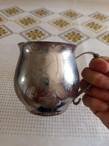fincanlar: Fincanlar, rəng - Gümüşü, Metal, 1 əd, SSRİ — 4