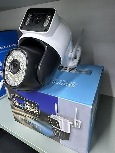 монитор срочно: Уличная поворотная Wi‑Fi IP‑камера видеонаблюдения с двойным модулем — 2