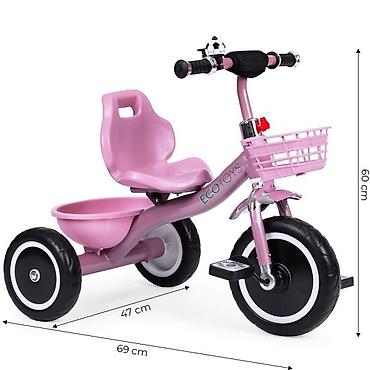 tabla lidl: Tricikl sa korpom ECOTOYS – WQL-1999 PINK-250 Roze dečiji tricikl sa — 6