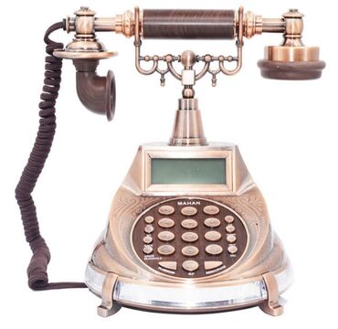 gizli səs yazan v Azərbaycan | Stasionar telefonlar: Antik görünüşlü telefon. Tam müasir telefondur nömrə yazan