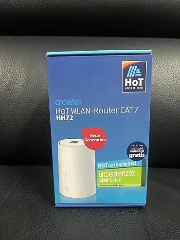 Modemi, ruteri i mrežni uređaji: Alcatel HoT WLAN Router CAT 7 (model HH72) - 4G LTE CAT 7 ruter za — 5