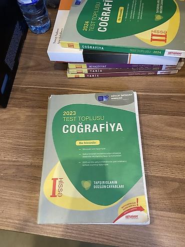 Testlər: Hər ikisi 10 manat Məhsul: Coğrafiya test toplusu kitabları (DİM) — 1