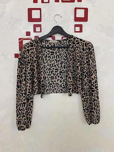 kofta modelleri: Leopard naxışlı qısa köynək/bolero – DISPATCH, ölçü M/38. - Model — 1