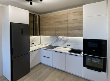 Кухонные гарнитуры: Кухонный гарнитур, Новый, цвет - Белый, МДФ, Бесплатная доставка — 12