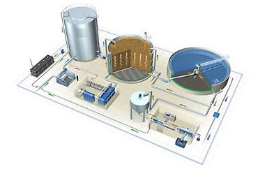 аэратор: Модульная станция очистки сточных вод SBR (Sequencing Batch Reactor) — 1