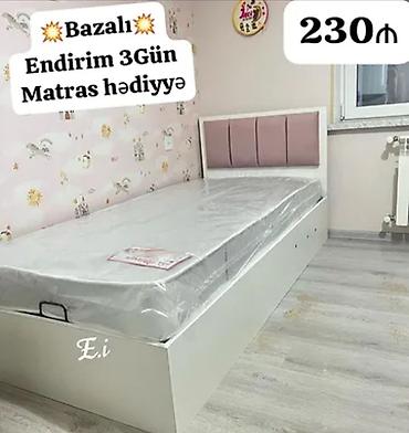 doşek satışı: Tək nəfərlik yataq çarpayıları - Modellər: müxtəlif başlıq dizaynları — 4