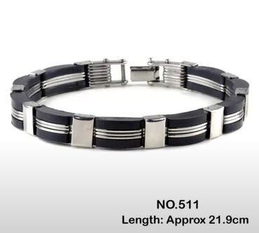 uni c: Steel braslet 22 sm