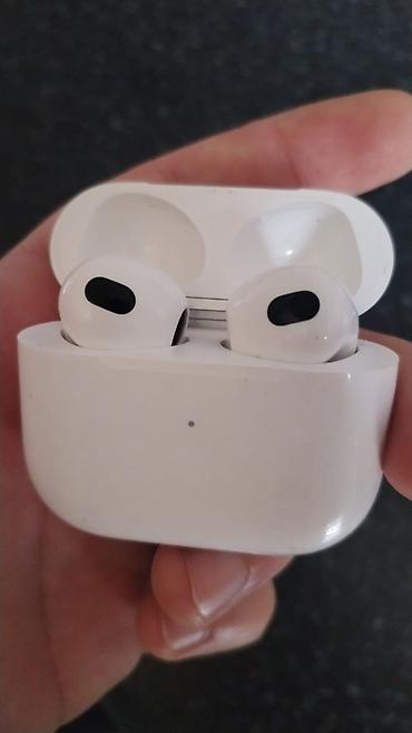 Qulaqcıqlar: İşlənmiş Simsiz (Bluetooth) Qulaqcıqlar, Apple, rəng - Ağ — 1