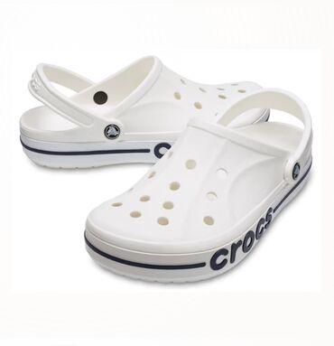 обувь для похода: Саболор, 39, Crocs, Жаңы, түсү - Ак, Өзү алып кетүү