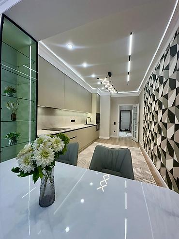 2 комнаты, 82 м², Асанбай мкр Элитка, 13 этаж, Дизайнерский ремонт