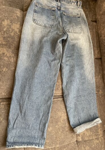 Cinslər: Qadın/Unisex cins şalvar dəsti 1) Açıq mavi mom fit cins - Yüksək — 10