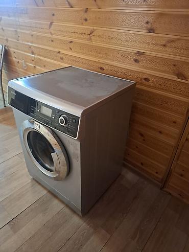 xrom caydan: Samsung önyükləməli paltaryuyan maşın - Rəng: metalik gümüş - Ön — 1