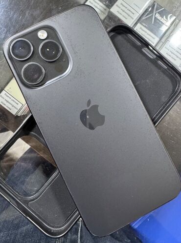 iphone 13 pro max dubai version: IPhone 15 Pro Max, 256 GB, Black Titanium, Zəmanət, Face ID