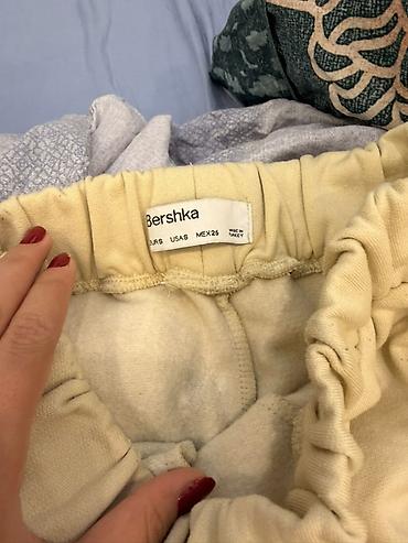 Брюки, Bershka, S, цвет - Бежевый — 3