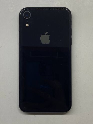 где можно продать бу телефон: IPhone Xr, Б/у, 64 ГБ, Black Titanium, Защитное стекло, Чехол, 76 %