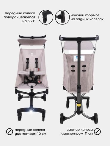 Коляски: Коляска, цвет - Черный, Новый — 14