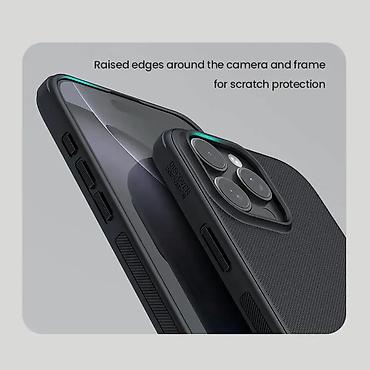 Maske i futrole za telefone: Futrola NILLKIN Super Frost PRO za iPhone 16 Pro Max (6.9) crna. Uz — 12
