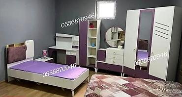ağ divan: Oğlan və qız üçün, Yeni, Təknəfərlik çarpayı, Dolab — 10
