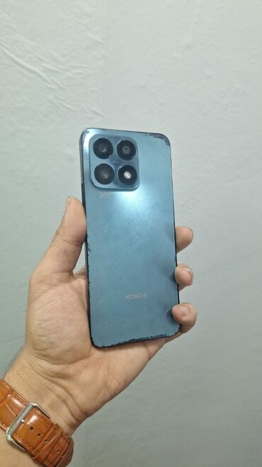 sazz problem: Honor X8a, 128 ГБ, цвет - Синий, Гарантия, Отпечаток пальца, Беспроводная зарядка