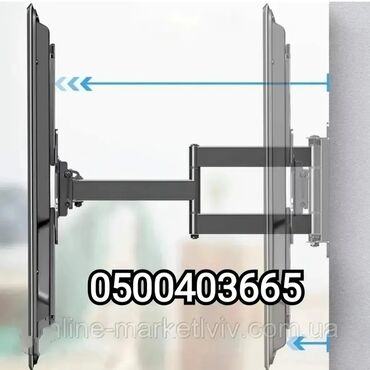 Установка телевизоров: Крепление для телевизора поворотно-наклонный от32до65дюймов ( продажа — 8