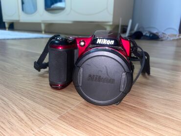 Fotokameralar: Nikon Coolpix cox ideal veziyyetde 20-30 sekil cekilib cemi. Foto ve