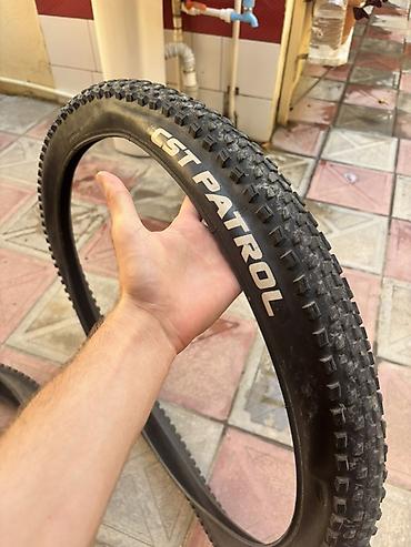 mtb velosipēdi: MTB təkər komplekti – CST Patrol şin + palüminium clincher halqa Disk — 6