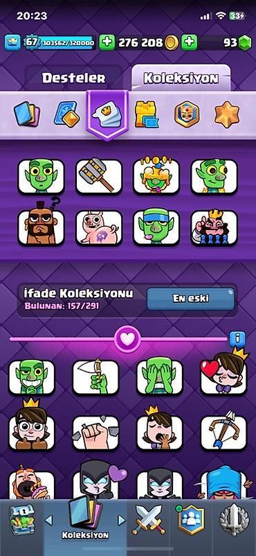statuya: Clash Royale hesabı – güclü kolleksiya və yüksək göstəricilər - Kral — 4