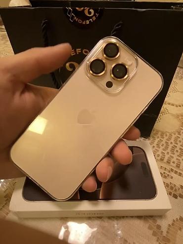 15 pro max dubay: IPhone 16 Pro, 128 GB, Qızılı, Face ID — 1