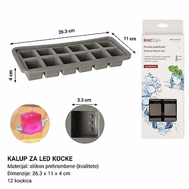 KMT Posuda za led (dvanaest kvadratnih kockica) 2416100 - Tip