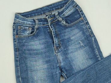 niebieska spódniczka: Jeans, XS (EU 34), condition - Good