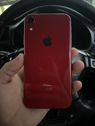IPhone Xr, Б/у, 64 ГБ, Красный, 75 %
