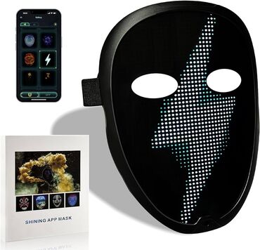 Другие игры и приставки: Led mask лед маска shining mask 😎 Маска для блогеров🔥 Стоимость 