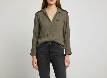 cross jeans zakręt: Sinsay, Сорочка жіноча, розмір M