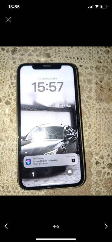 azerbaycan telefon fiyatları iphone: IPhone 11, 128 GB, Ağ, Face ID