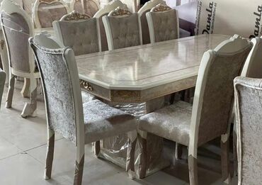 Masa və oturacaq dəstləri: Qonaq otağı üçün, Yeni, Açılmayan, Dördbucaq masa, 6 stul -da lalafo.az — 11 Masa və oturacaq dəstləri: Qonaq otağı üçün, Yeni, Açılmayan, Dördbucaq masa, 6 stul — 11