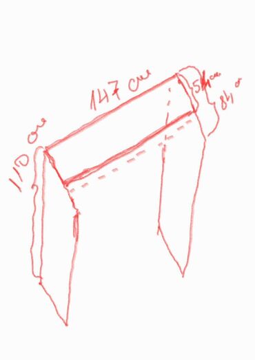 Ostali kancelarijski nameštaj: -Pult se izradjuje se od Univera debljine 18mm u beloj boji — 4