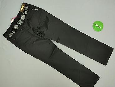 czarne cargo pull and bear: ABC, Spodnie materiałowe damskie, rozmiar M — 3