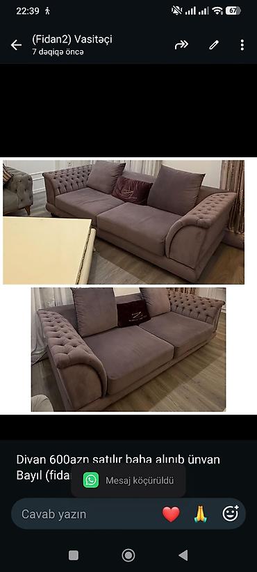 Divan 600azn satılır baha alınıb ünvan Bayıl (fidan 2) lalafo.az -da Divan 600azn satılır baha alınıb ünvan Bayıl (fidan 2)