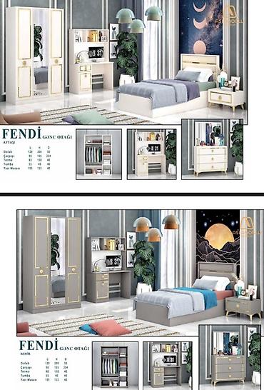 kombi dolab: FENDI gənc otağı dəsti Fabrik istehsalı mebellərin topdan qiymətlə — 1