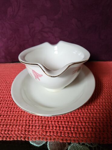 Kuhinjski setovi: Sosijera vintaz porcelanska nova. Sosijera bez ostecenja. pozlata — 4