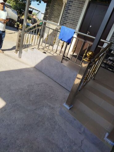 Обшивка лестниц: Перила из нержавеющей стали Любой сложности 🔗 Работа выполняется at lalafo.kg — 9 Обшивка лестниц: Перила из нержавеющей стали Любой сложности 🔗 Работа выполняется — 9