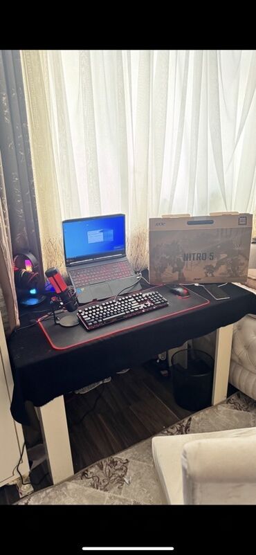 Kompüter və noutbuk aksesuarları: İşlənmiş Acer Nitro, 15.6 ", Intel Core i5, 512 GB, Ünvandan götürmə, Pulsuz çatdırılma