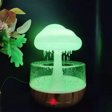 Ovlaživači vazduha: LED noćna lampa i ovlaživač vazduha “oblak – kiša” - Dvostruka — 4